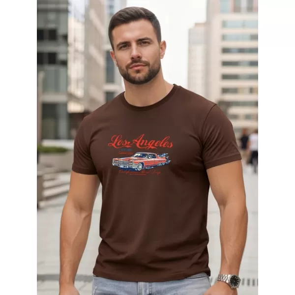  Herren-T-Shirt DSTREET NX0055R-CH BRAUN 