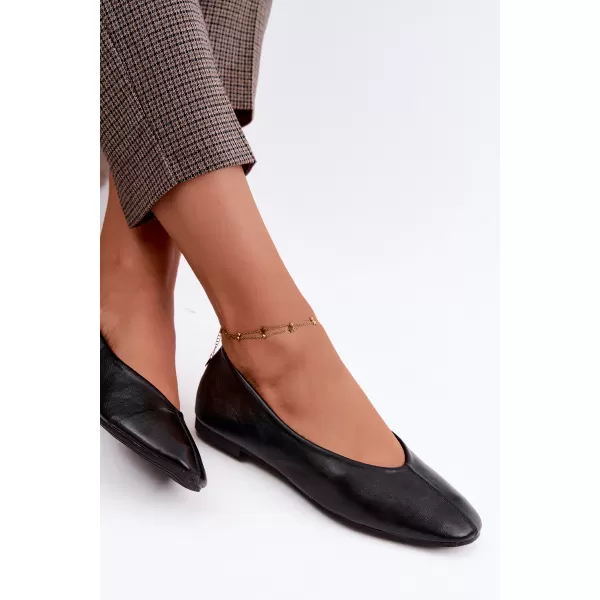  Ballerinas für Damen BOTO JH602P SCHWARZ 