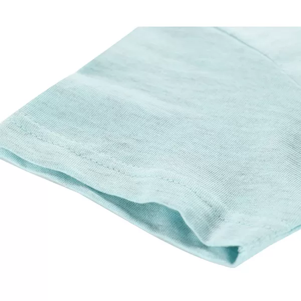  Meliertes T-Shirt für Kinder ALPINE PRO REJO 3 HELLBLAUE PC-VARIANTE 