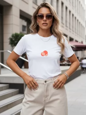 Damen-T-Shirt DSTREET NX8046RY-WH WEIß