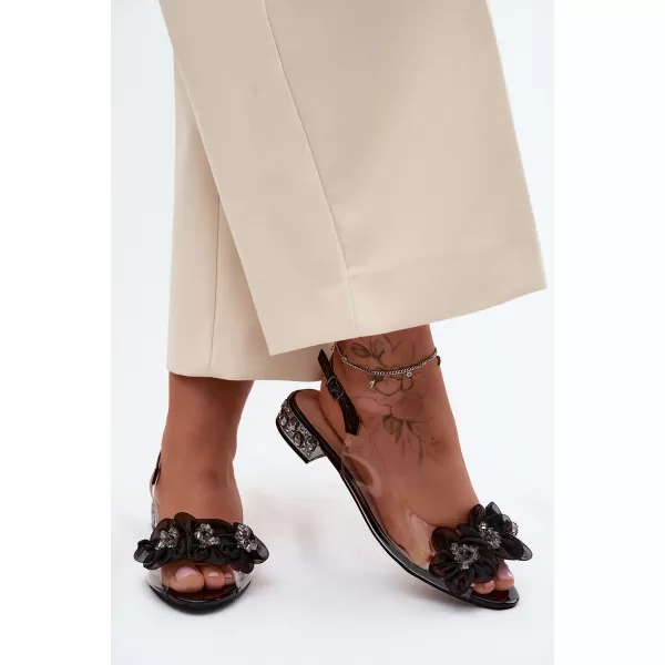  Damensandalen D&A MR61-9006 SCHWARZ 