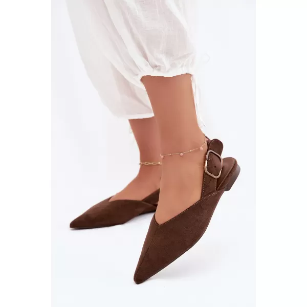  Ballerinas für Damen BOTO 9755 KAFFEE 
