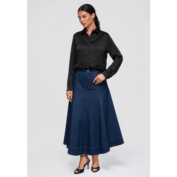  Damenhemd OMBRE OW-SH-E0059 SCHWARZ 