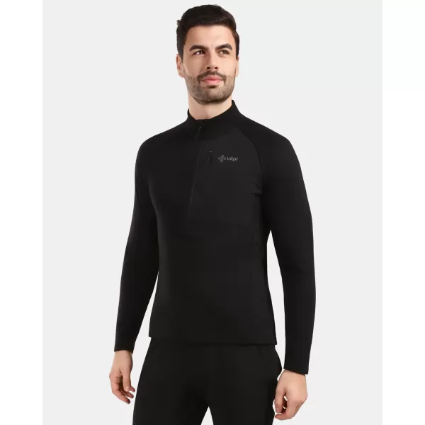  Fleece-Sweatshirt für Herren KILPI MONTALE-M 1M0203KI SCHWARZ 