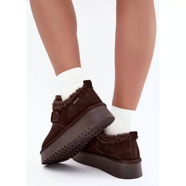  Schneemänner für Frauen BIG STAR SHOES UU274319 BRAUN/BEIGE 