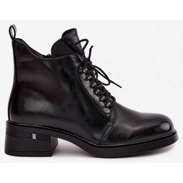  Damen-Stiefeletten S.BARSKI HY62-8112 SCHWARZ 