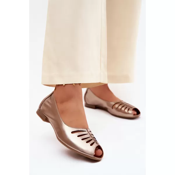  Ballerinas für Damen MACIEJKA P7541-32/00-1 GOLD 
