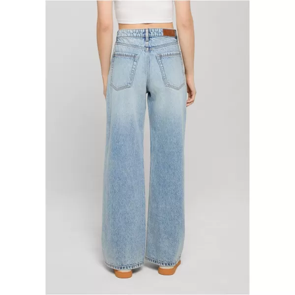  Damenhosen URBAN CLASSICS TB8141 SCHMUTZIGE HELLBLAUE SÄURE GEWASCHEN 