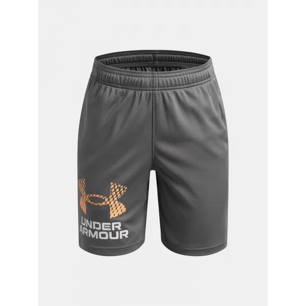  Shorts für Jungen UNDER ARMOUR TECH LOGO SHORTS 1383333-709 GRÜN 