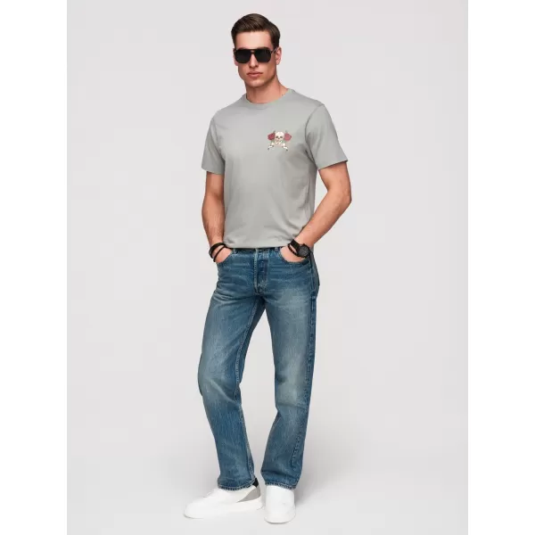  Herren-T-Shirt OMBRE OM-TSPT-0257 GRAU 