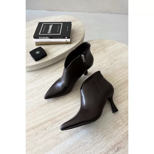  Damen-Stiefeletten BOTO D-218 BRAUN 
