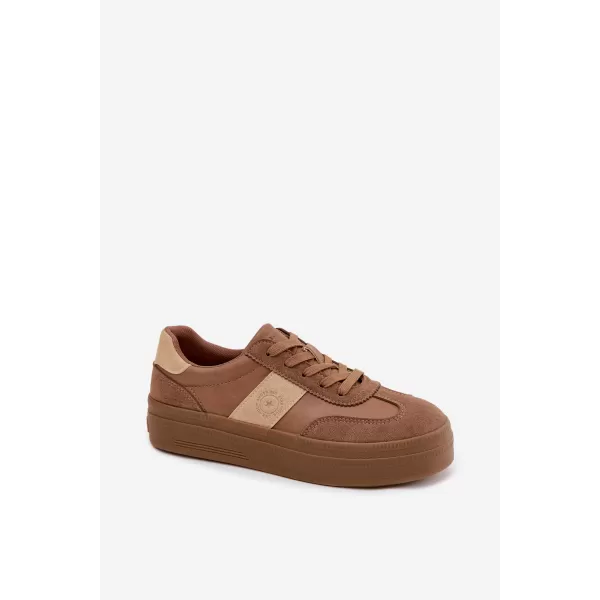 Damen-Sneaker BIG STAR SHOES UU274015 BRAUN/BEIGE 