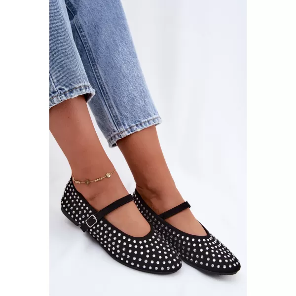  Ballerinas für Damen BOTO 9748 SCHWARZ 