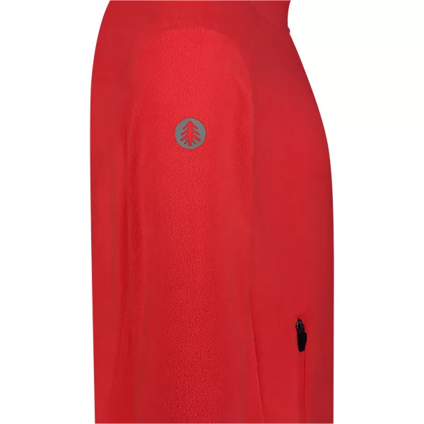  Leichtes Fleece-Sweatshirt für Herren NORDBLANC QUARRY NBSFM8372 ROT 