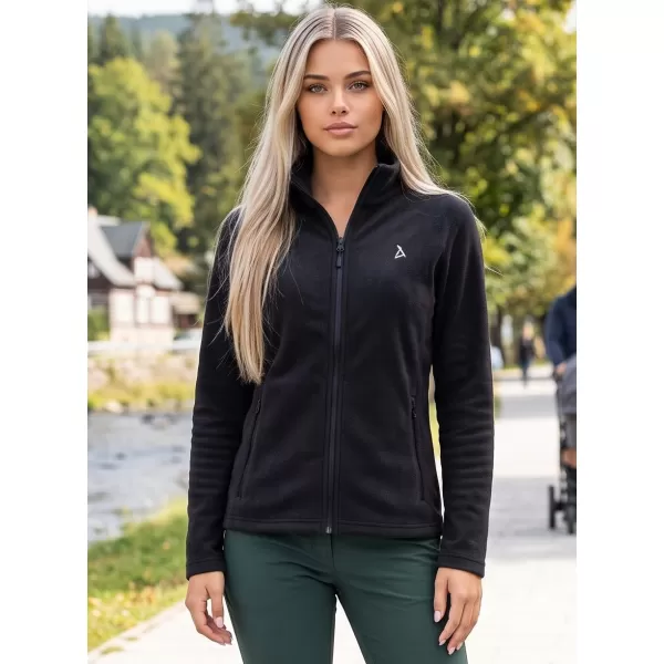  Fleece-Sweatshirt für Damen ALTISPORT ALW002852 SCHWARZ UND SILBER 