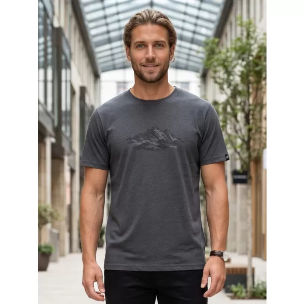  Funktions-T-Shirt für Herren ALPINE PRO GREM 3 DUNKLE, ECHTE GRAUE PC-VARIANTE 