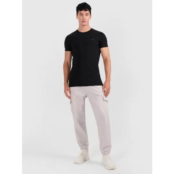 Herren-T-Shirt 4F RMM00TTSHM3248 TIEFSCHWARZ 