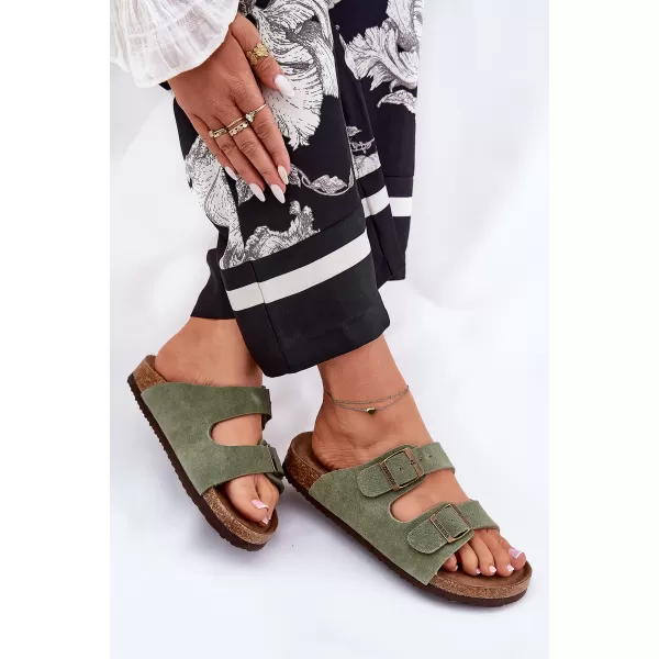  Damenhausschuhe BIG STAR SHOES RR274A393 GRÜN 