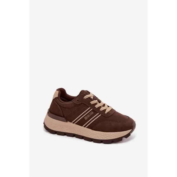  Damen-Sneaker BIG STAR SHOES UU274040 BRAUN/BEIGE 
