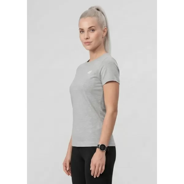  Damen-T-Shirt 4F WMM00TTSHF3306 KALTE HELLGRAUE MELANGE 