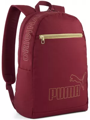 Rucksack PUMA PHASE GOLD BACKPACK II 09300101 GRANATGLANZ/GOLD