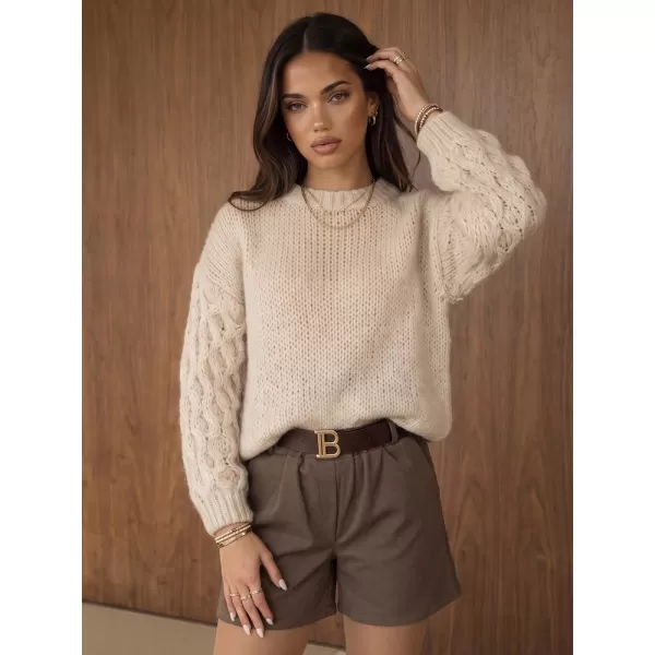  Damenpullover DSTREET MY2590 BEIGE 