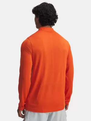 Herren-T-Shirt UNDER ARMOUR VANISH ELITE SEAMLESS 1/4 ZP 1382798-844 ORANGE
