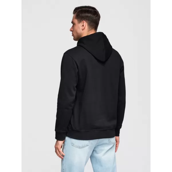  Herren-Sweatshirt OMBRE OM-SSBN-0270 SCHWARZ 