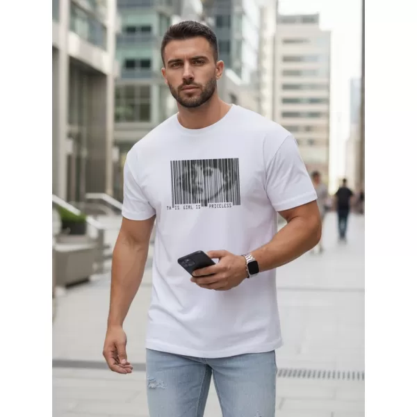  Herren-T-Shirt DSTREET NX5014R WEIß 