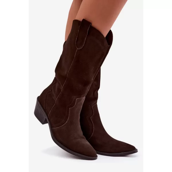  Cowboystiefel für Damen BOTO 5312 BRAUN 