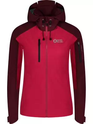 Wasserdichte Damenjacke NORDBLANC HEYDAY NBSJL8316 ROT