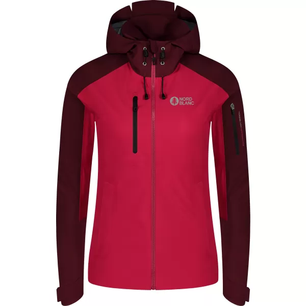  Wasserdichte Damenjacke NORDBLANC HEYDAY NBSJL8316 ROT 