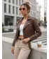 Damenjacke DSTREET TY5672 BRAUN