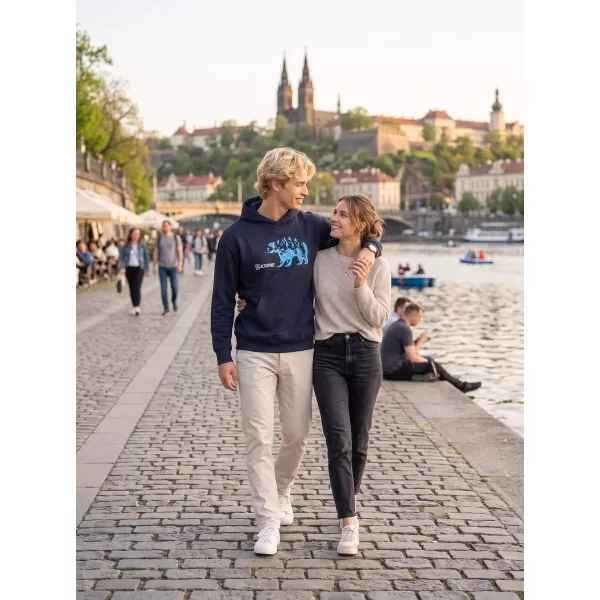  Herren-Sweatshirt ALTISPORT ALM193422 MARINEBLAU 