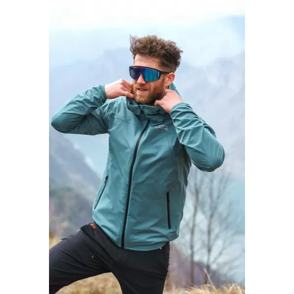  Wasserdichte Softshelljacke für Herren NORDBLANC EXPEDITIOUS NBSSM8323 GRÜN 