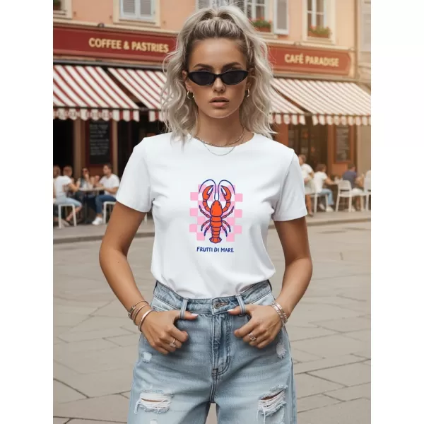  Damen-T-Shirt DSTREET NX8036RY-WH WEIß 