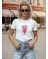 Damen-T-Shirt DSTREET NX8036RY-WH WEIß