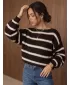 Damenpullover DSTREET MY2613 BRAUN