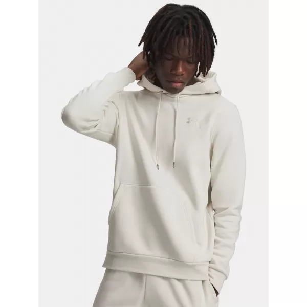  Herren-Sweatshirt UNDER ARMOUR ICON FLEECE HOODIE 1373880-110 WEIß 