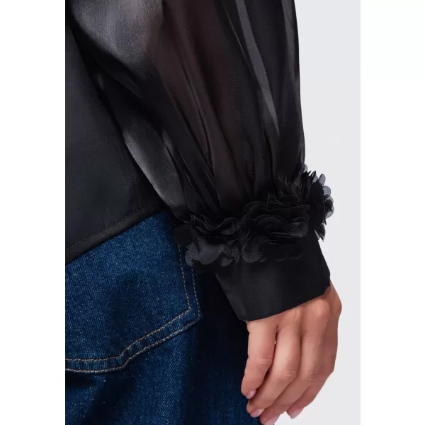  Damenbluse OMBRE OW-TS-E0086 SCHWARZ 