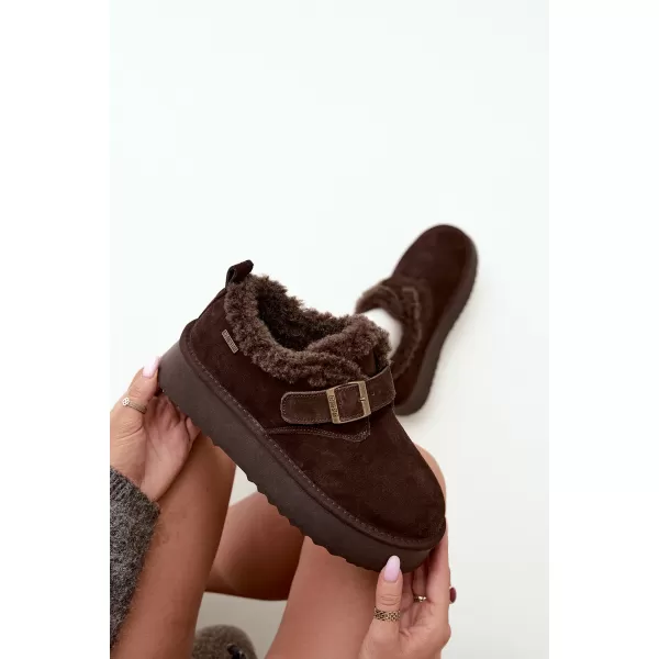  Schneemänner für Frauen BIG STAR SHOES UU274319 BRAUN/BEIGE 