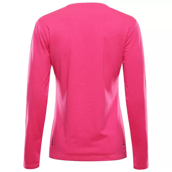  Schnell trocknendes Damen-T-Shirt ALPINE PRO LOUSA ROSA GLÜHEN 