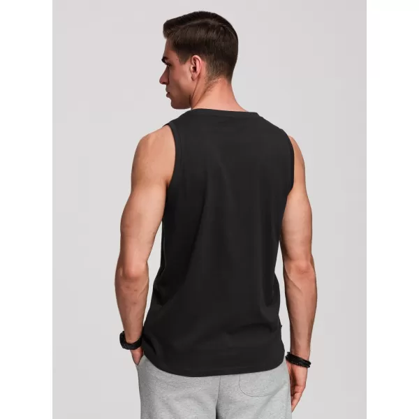  Herren-Tanktop OMBRE OM-TSBT-0272 SCHWARZ 