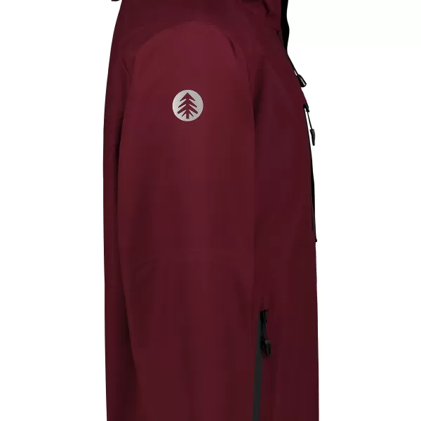  Wasserdichte Herrenjacke NORDBLANC FORTRESS NBSJM8312 BURGUND 