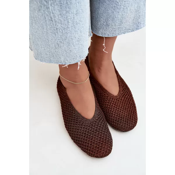  Ballerinas für Damen BOTO CH956 BRAUN 