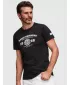 Herren-T-Shirt OMBRE OM-TSPT-0269 SCHWARZ