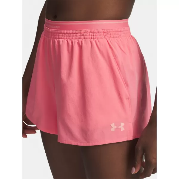  Damen-Shorts UNDER ARMOUR VANISH WOVEN 3IN SHORTS 6009965-600 ROSA 