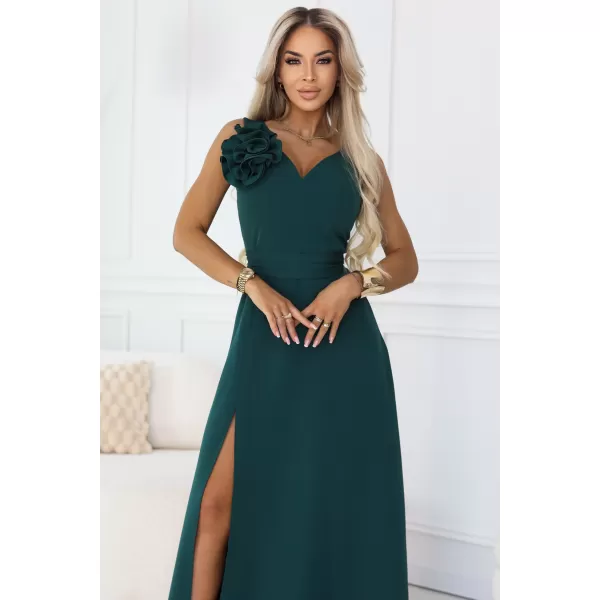  Kleid NUMOCO 669-1 FLASCHENGRÜN 