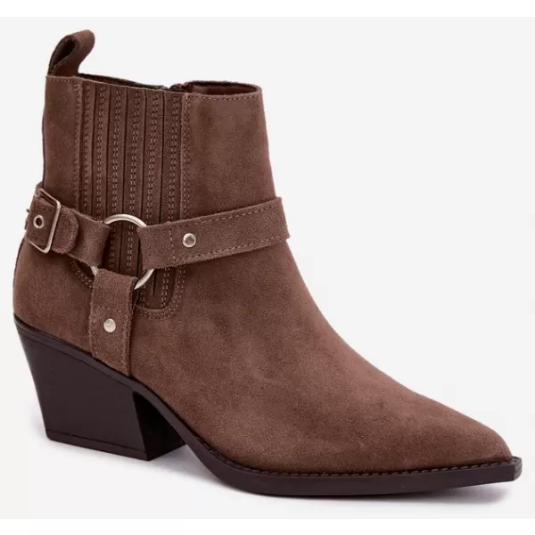  Damen-Stiefeletten BOTO NC1360K CAPPUCCINO 