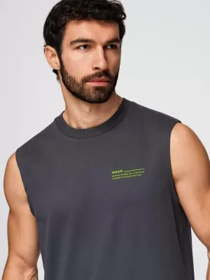 Herren-T-Shirt OMBRE OM-TSTT-0243 GRAPHIT